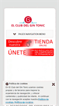 Mobile Screenshot of elclubdelgintonic.com